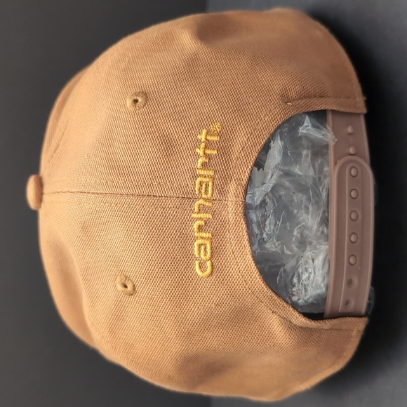 Carhartt Men's Flat Brim Ashland Cap 100% Firm Hand Cotton Duck Cap. - Picture 4 of 6